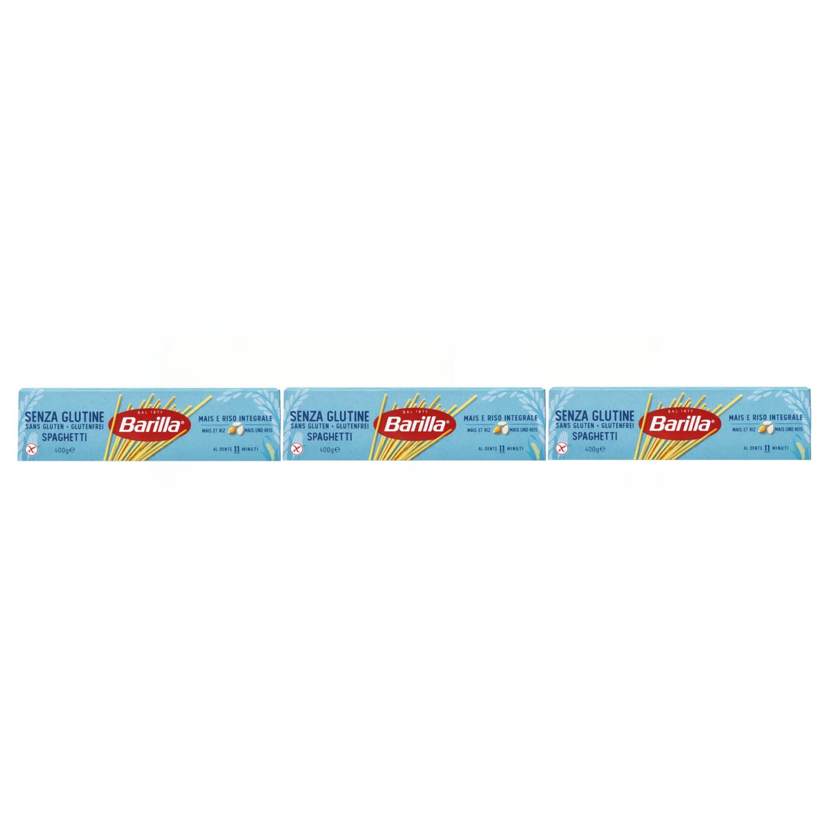 Barilla Pasta Spaghetti Senza Glutine 400 Gr. - Pezzi 3