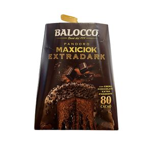Balocco Pandoro Maxiciok Extradark 800g – Soft Italian Pandoro with Extra Dark Chocolate Heart, Irresistible Holiday Taste