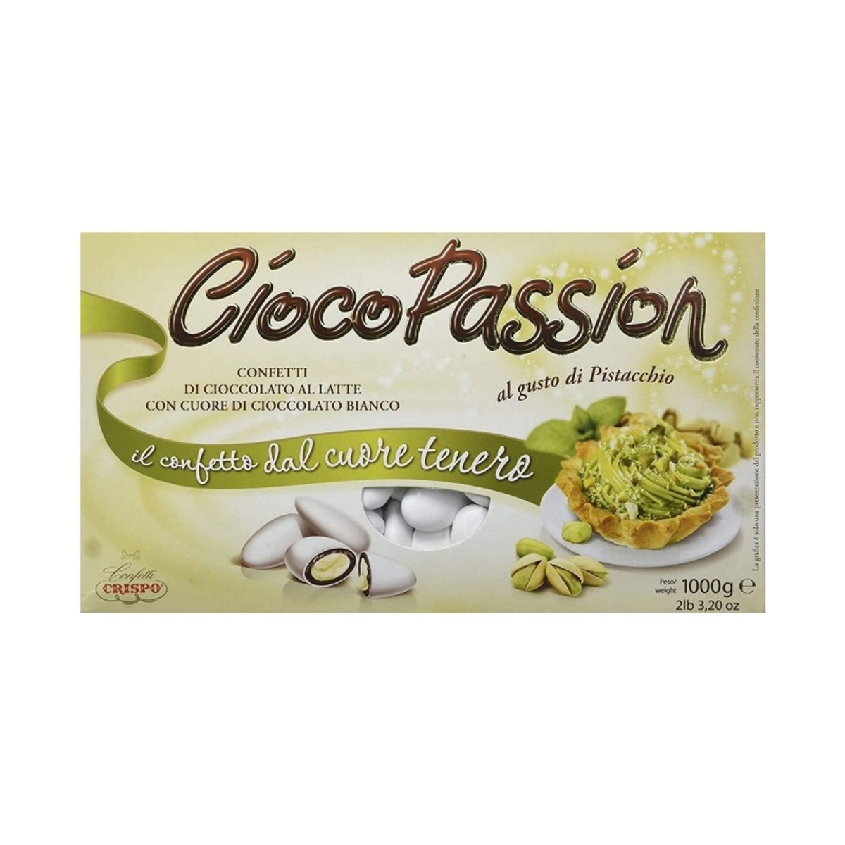 Crispo Confetti CiocoPassion Pistachio 1 kg.
