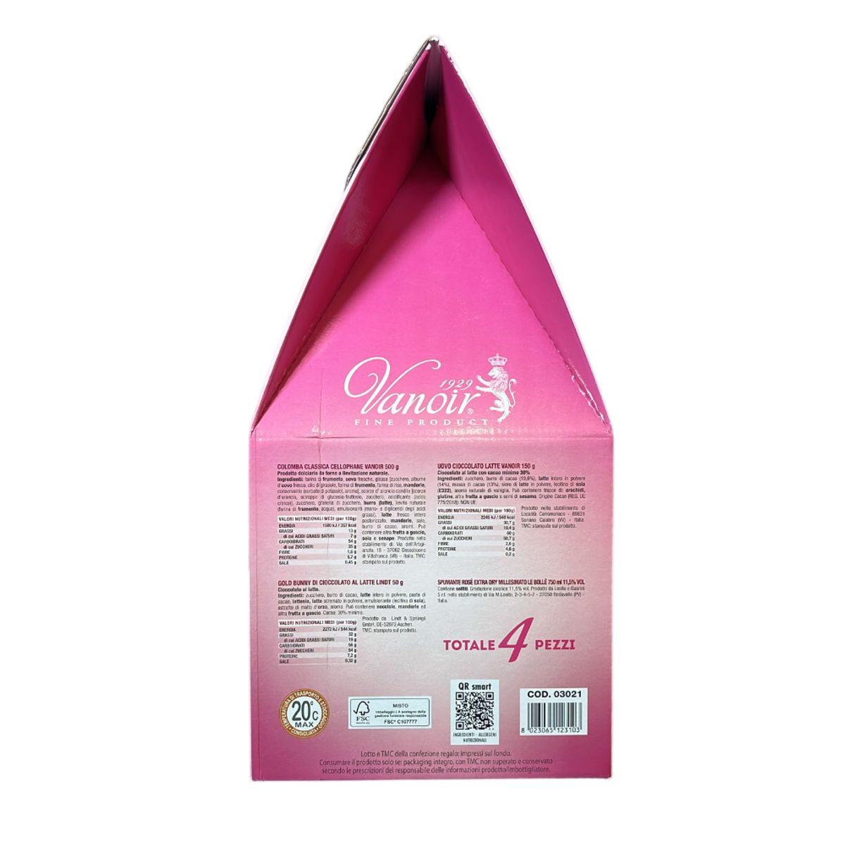 Vanoir Confezione Fiori di Pesco 4 Pezzi 