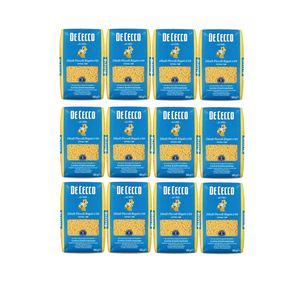 De Cecco Ditali Piccoli Rigati n° 69 500 g – Pasta di Semola di Grano Duro a Trafilatura Ruvida_0