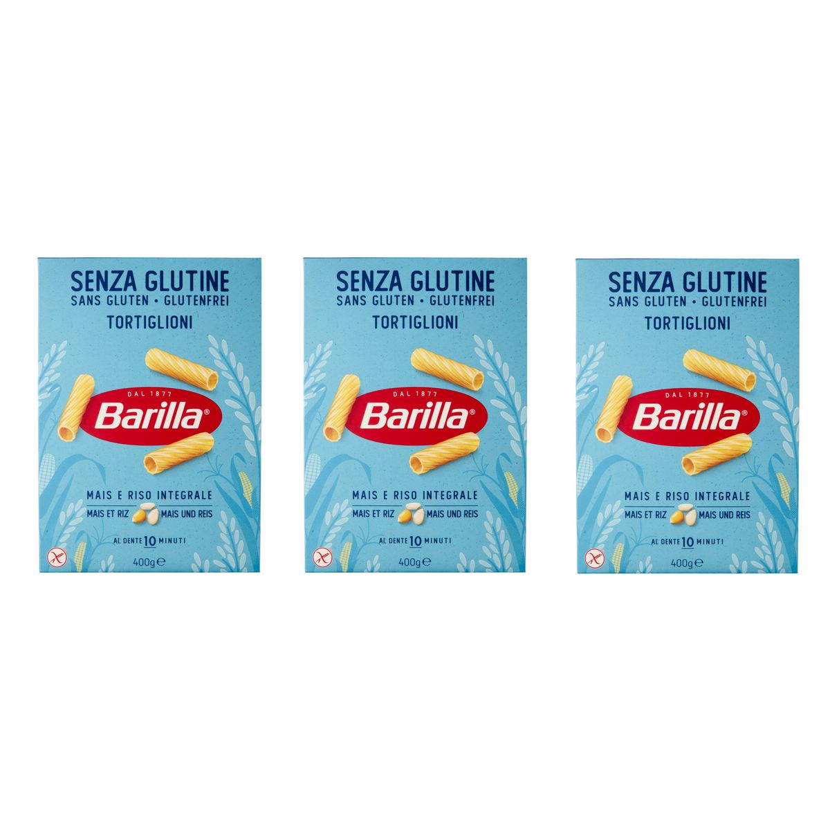 Barilla Pâtes Tortiglioni Sans Gluten 400 Gr.