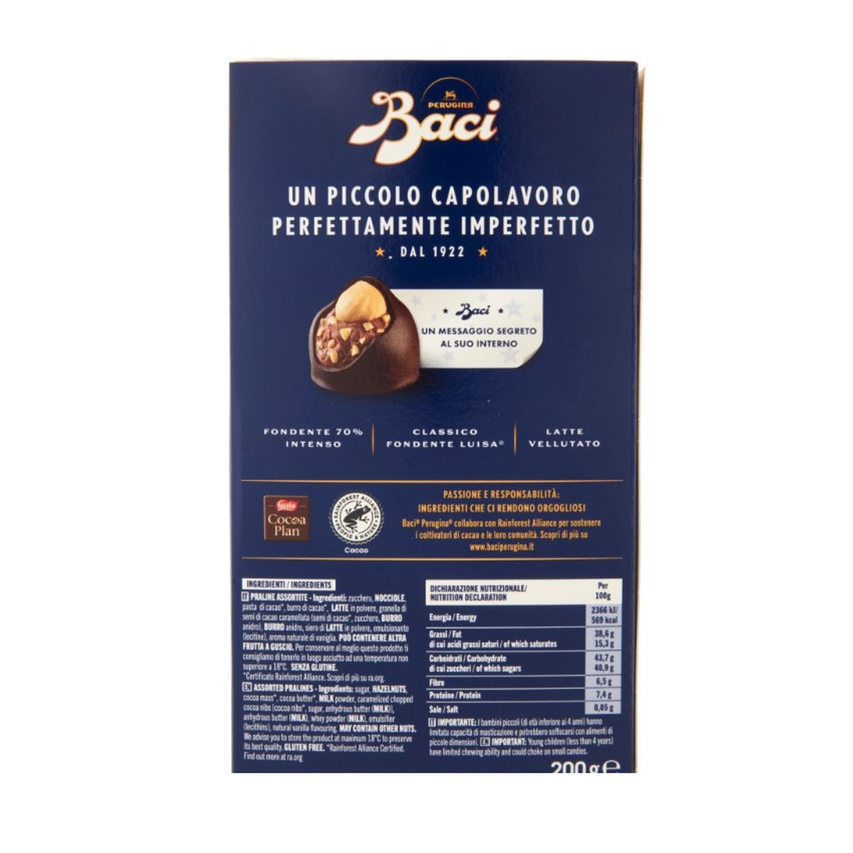 Baci Perugina Assortito 200 Gr