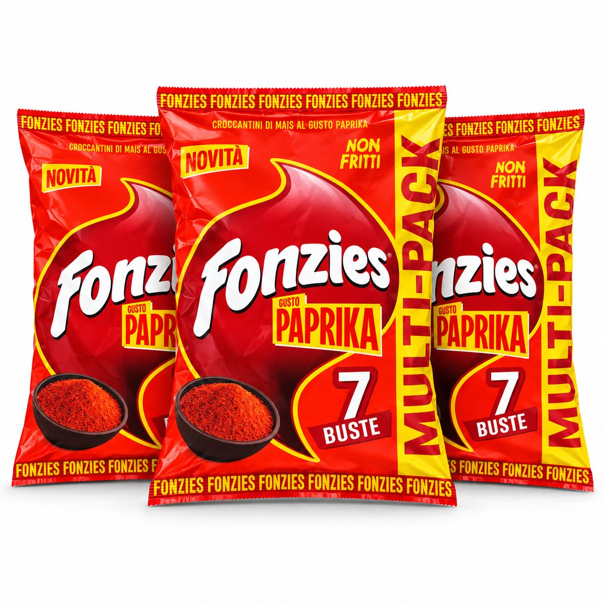 Fonzies Gusto Paprika Multipack 7er-Packung 164,5 g - 3 Stück