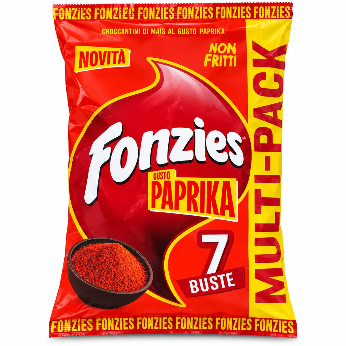 Fonzies Gusto Paprika Multipack 7 Packungen à 164,5 g
