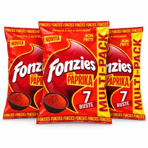 Fonzies Paprika Multipack 7 Beutel 164,5 g_0