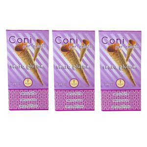 Coni Galasso Coni per Gelato Senza Glutine 108 g – 6 Coni Croccanti per Celiaci_0