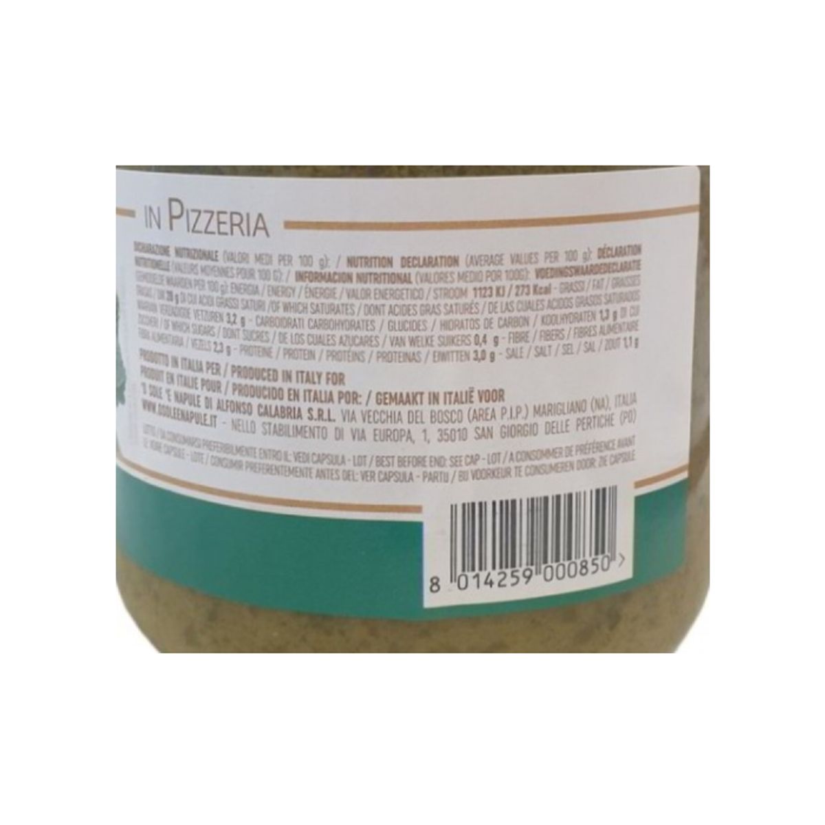 O sole e Napule crema di friarielli napoletani freschi 530 Gr.