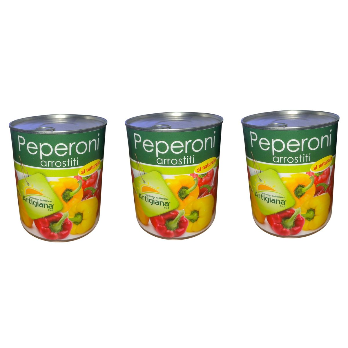 Poivrons rôtis naturels Artigiana Sud 780 Gr.