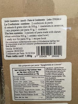 la Fabbrica della Pasta di Gragnano "Amalfi salad bowl, pasta and seasoning gift box" Gragnano iGP pasta_1