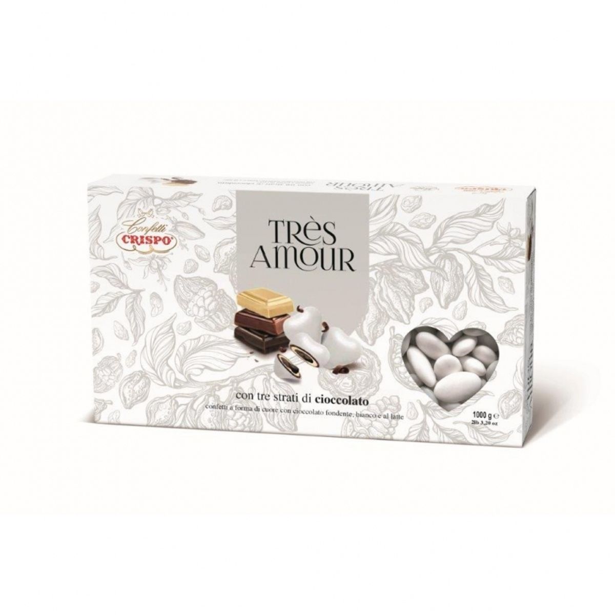 Crispo-Konfetti Très Amour bianco 1 kg.