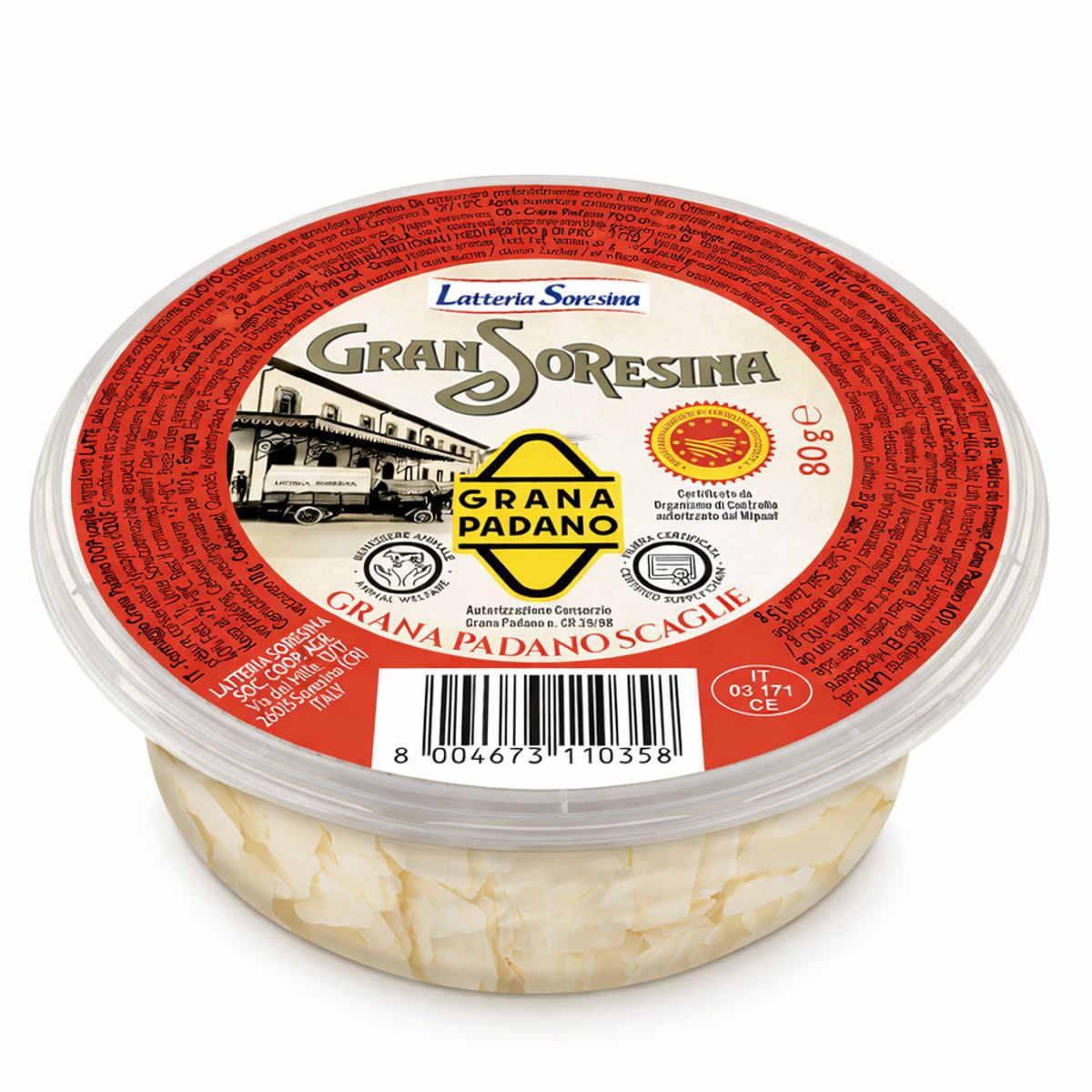 Latteria Soresina Scaglie di Grana Padano 80 g