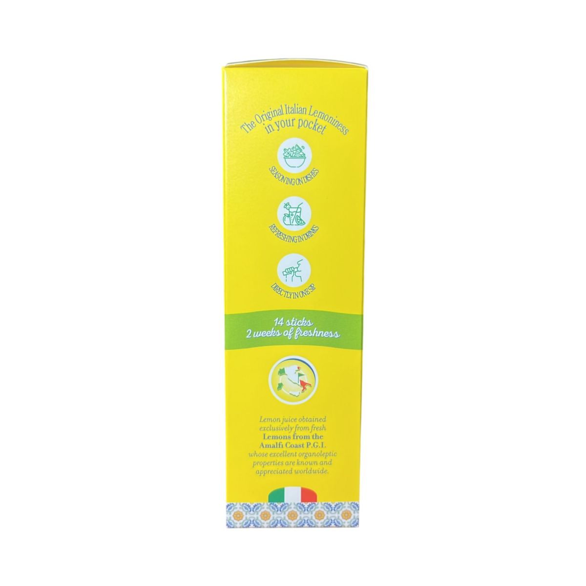 Perle Di Sole Jus de Citron « Limone Costa d'Amalfi IGP » 14 Sticks x 20 ml