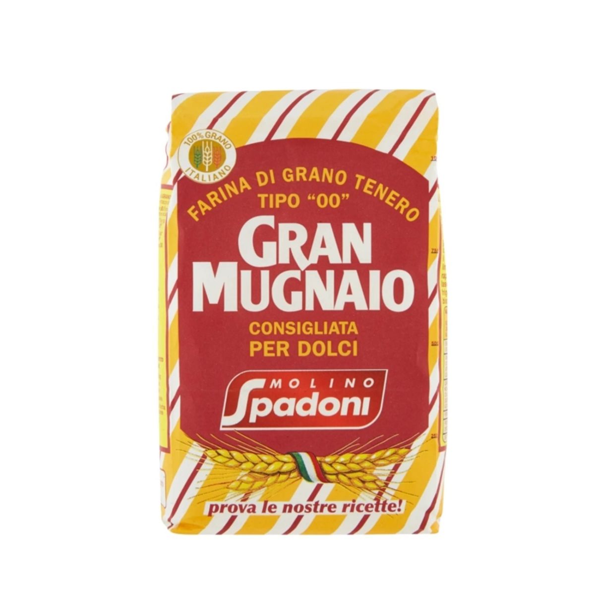 Molino spadoni Gran Mugnaio Farina tipo 00 per dolci 1 kg.