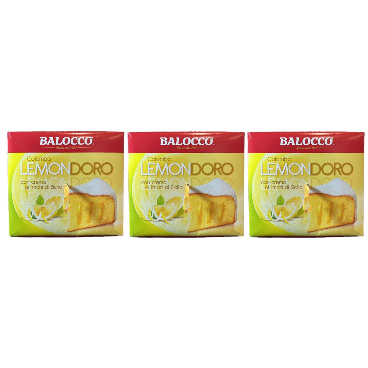 Balocco Colomba Lemondoro 750 g - 3 Pezzi