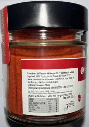 L'Oro del Vesuvio Piennolo del Vesuvio cherry tomato powder D.O.P. 100 gr._1