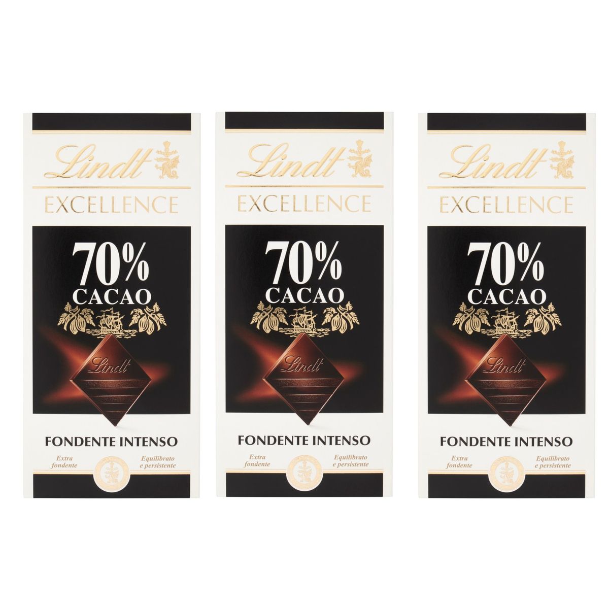 Lindt Excellence Tavoletta Cioccolato Fondente 70% 100 Gr.