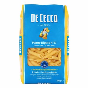De Cecco Penne Rigate n°41 500 g – Pasta di Semola di Grano Duro a Trafilatura Ruvida
