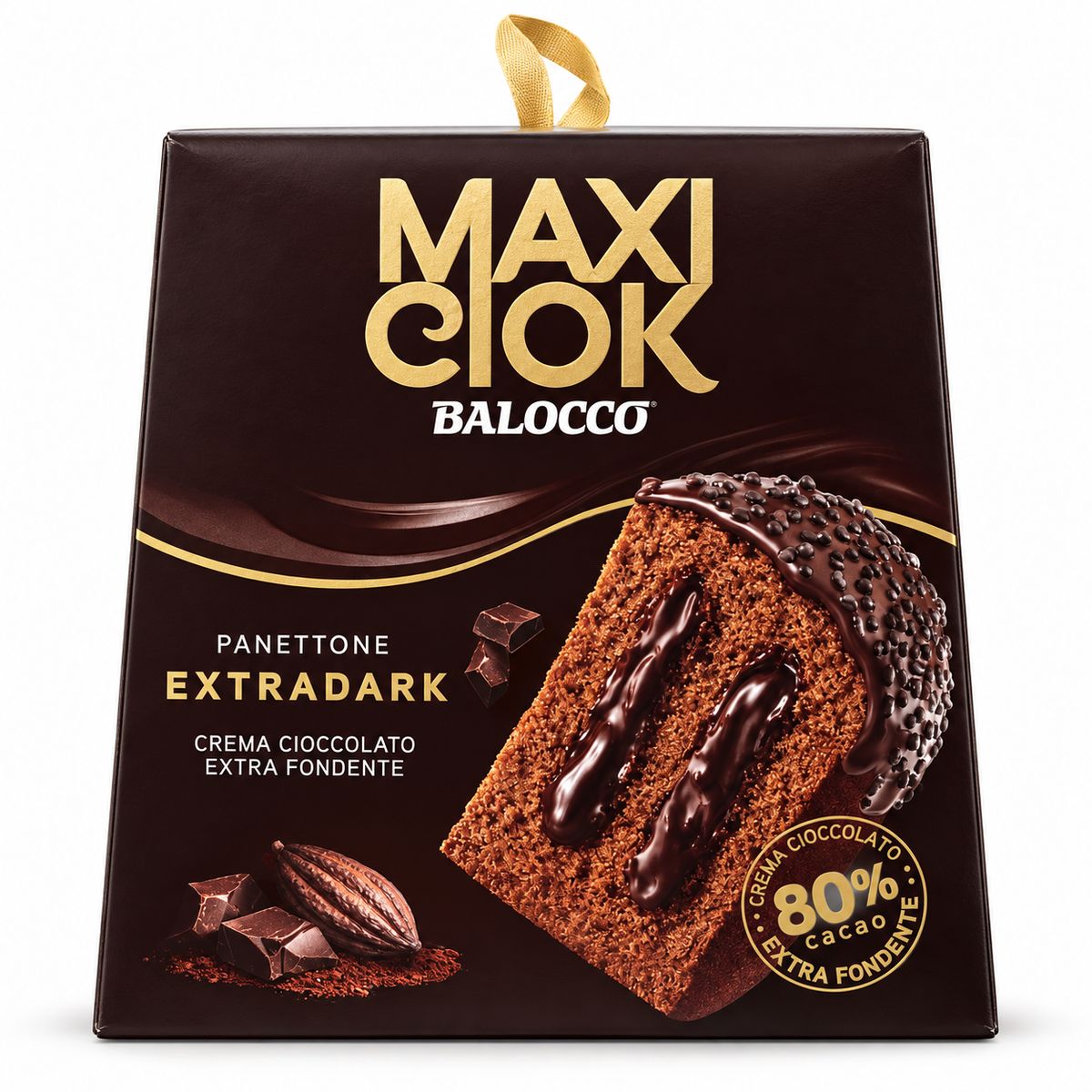 Balocco Panettone MaxiCiok ExtraDark 800g | YouDreamItalie