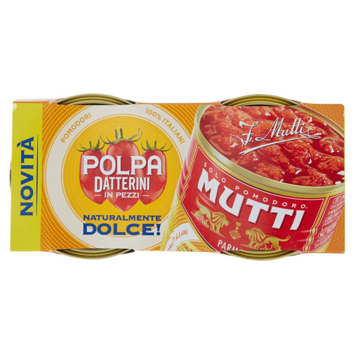 Mutti Polpa Datterini in Pezzi 2 x 300 Gr.