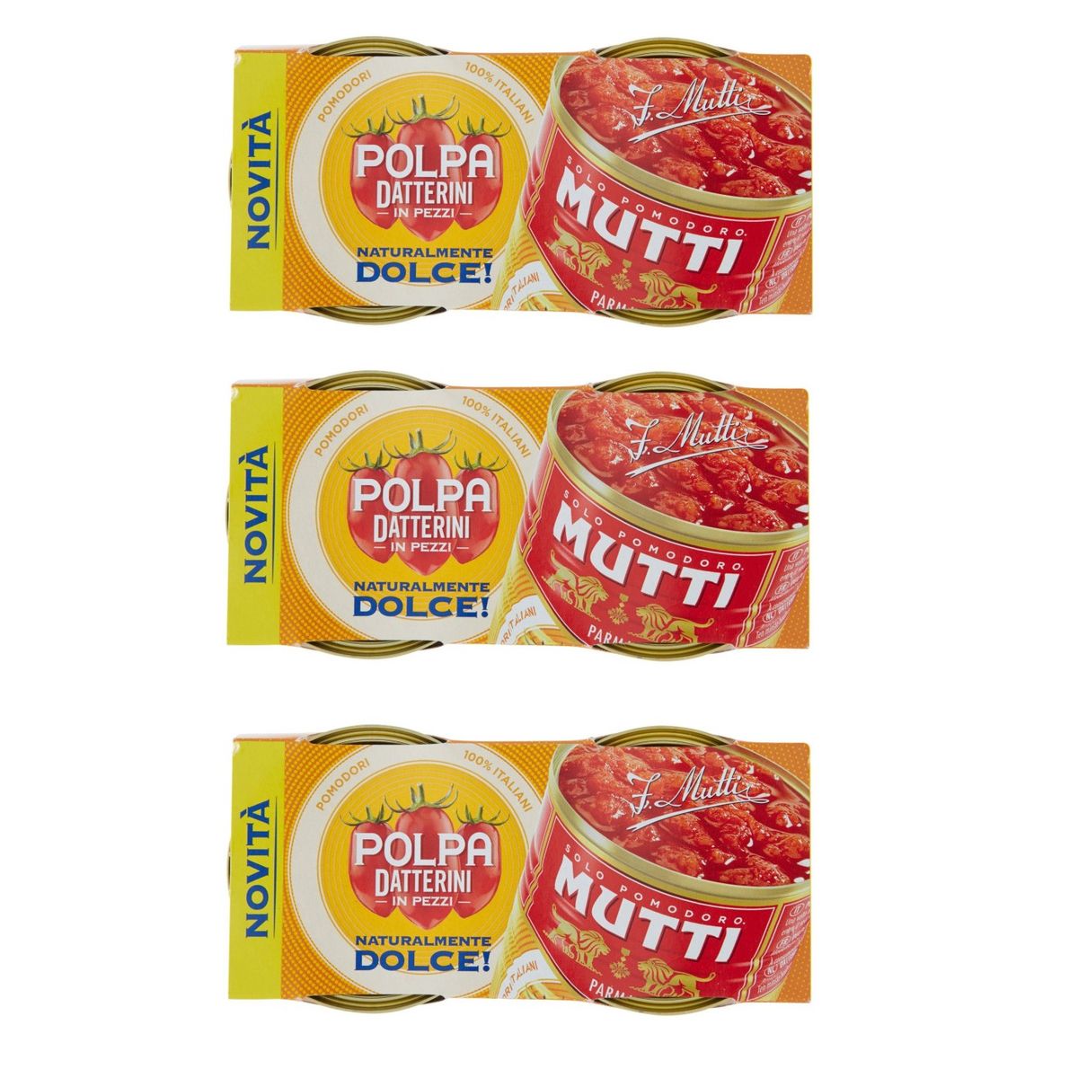 Mutti Polpa Datterini in Pezzi 2 x 300 Gr.