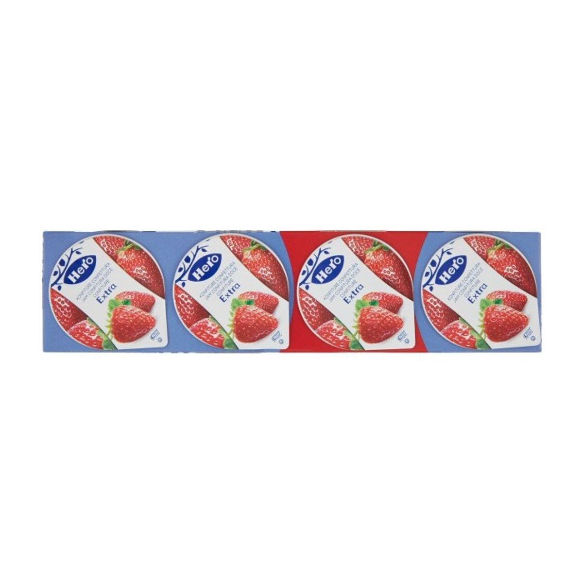 Hero Confettura Extra di Fragole 4 x 25 Gr.