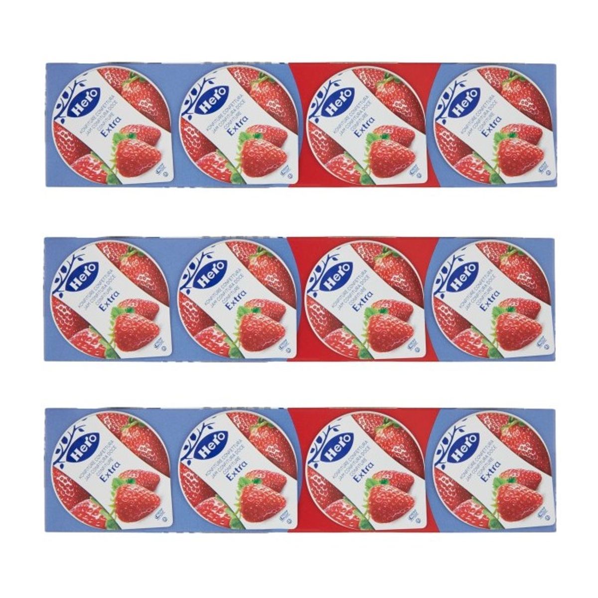 Hero Confettura Extra di Fragole 4 x 25 Gr.