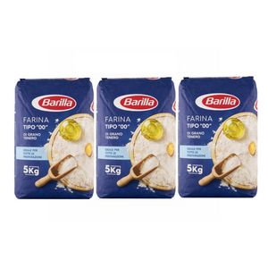 Barilla Farina Tipo 00 di Grano Tenero 5 kg – Ideale per Tutte le Preparazioni_0