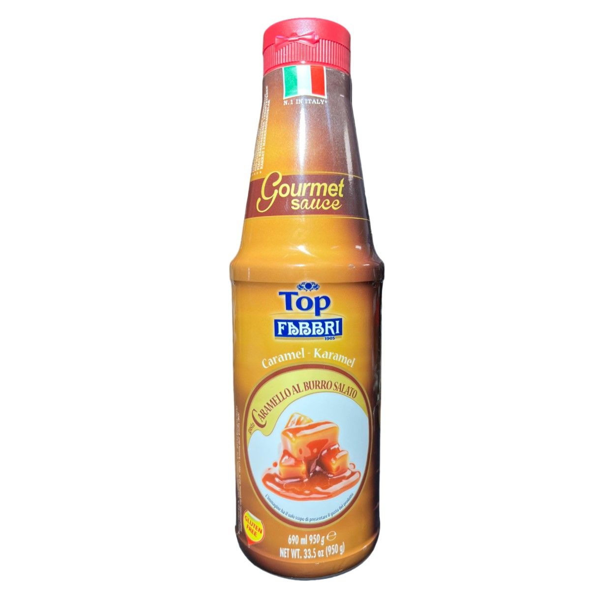 Fabbri Top Sirop de Caramel au Beurre Salé 950 Gr.