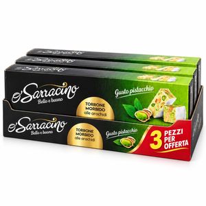 O'Sarracino Turrón Blando de Cacahuete Sabor Pistacho 150 g_0