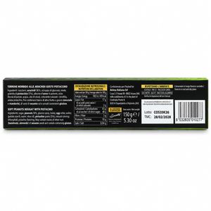 O'Sarracino Turrón Blando de Cacahuete Sabor Pistacho 150 g_1