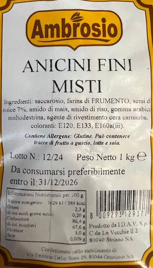 Ambrosio Anicini Fini Misti 1 Kg_1