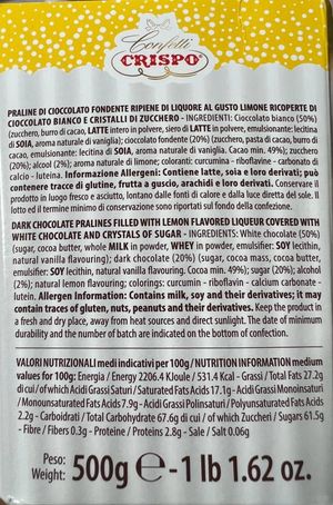 Crispo Confetti Liqueur Douce Limoncello 500 Gr. ( Shelf Life 14 08 2025 )_1