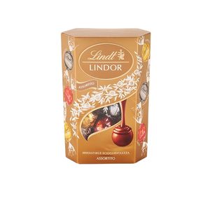 LINDOR Gemischte Pralinen 200 g – Milch-, Zartbitter- und Weiße Schokoladentrüffel mit Zartschmelzender Füllung
