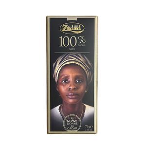 Zaini 100% Dark Chocolate Bar 75 g – Pure Cocoa with an Intense, Natural Taste