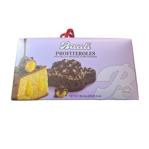 BAULI Colombe Profiteroles 750 g – Gâteau Italien de Pâques au Chocolat avec Choux Inclus