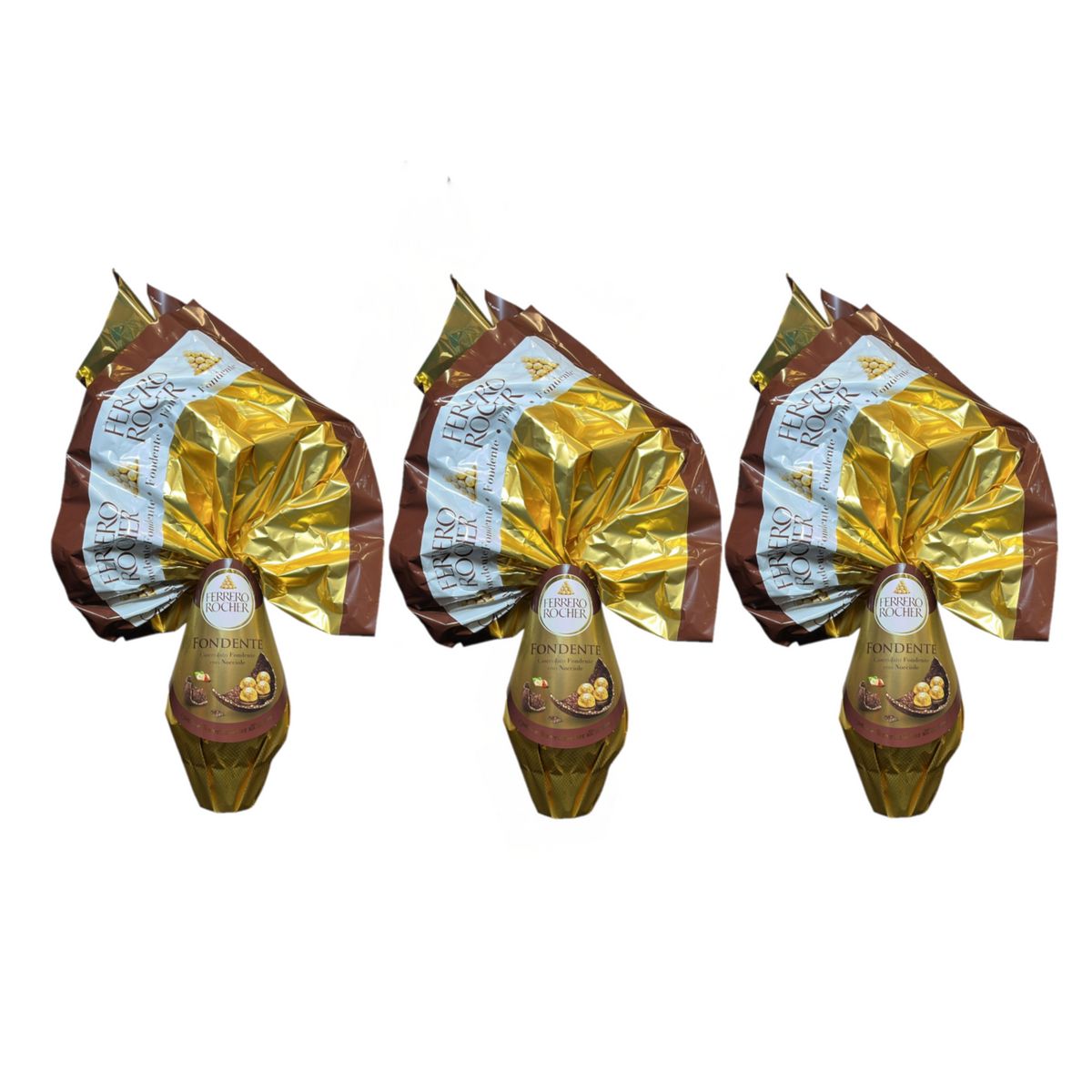 Ferrero Rocher Zartbitterschokoladenei mit Haselnüssen 340 g - 3 Stück