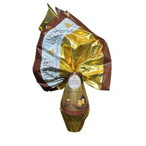 Ferrero Rocher Zartbitter-Osterei mit Haselnüssen 340 g – Mit 4 Pralinen