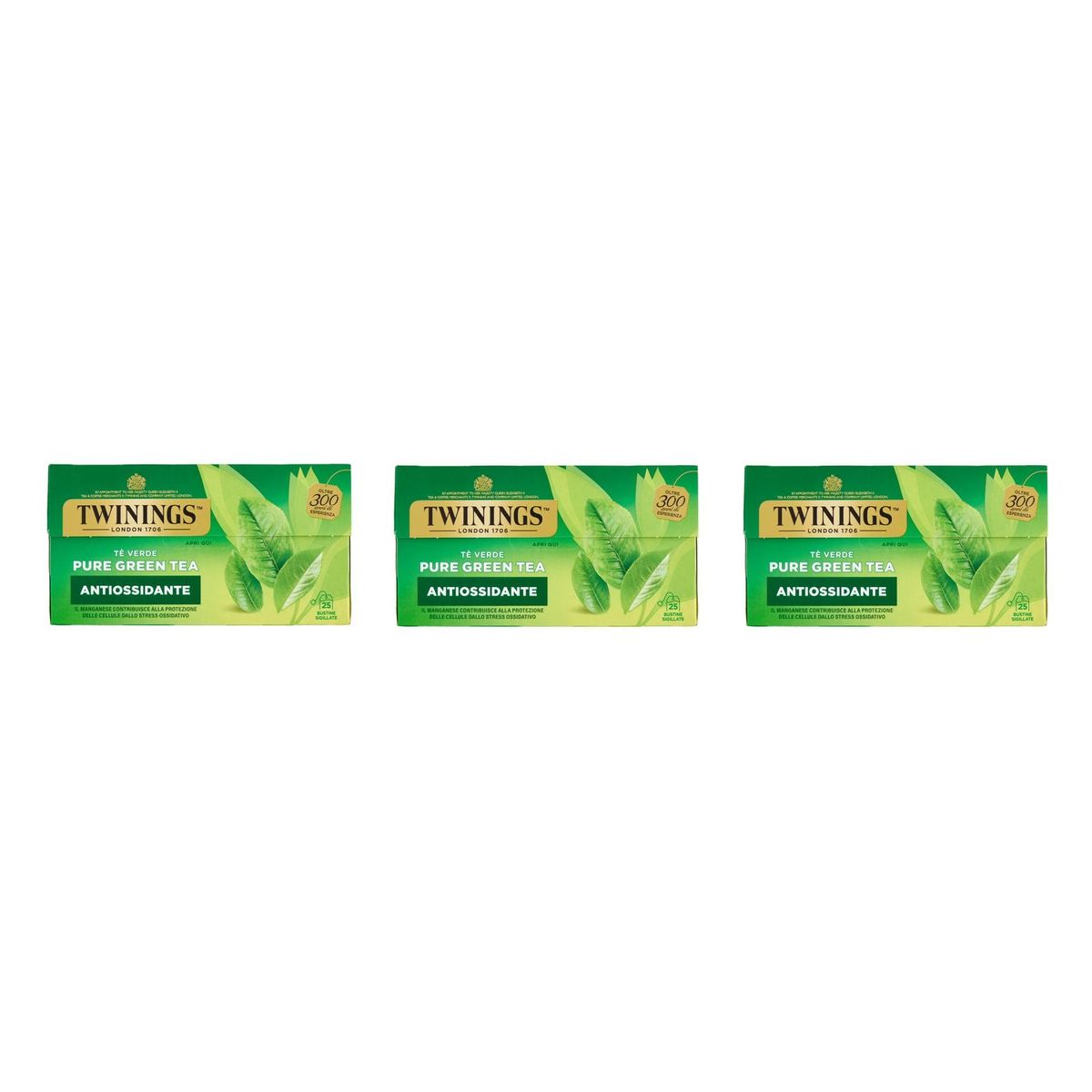 Té Verde Puro Twinings Té Verde Antioxidante 25 Filtros 50 g