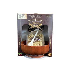 La Fabbrica della Pasta di Gragnano Il Coccio della Nonna – Coffret Cadeau avec Cocotte en Céramique, Pâtes Artisanales et Cuillère en Bois