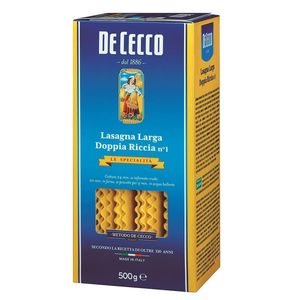 De Cecco Lasagna larga Doppia riccia n°1 500 Gr.
