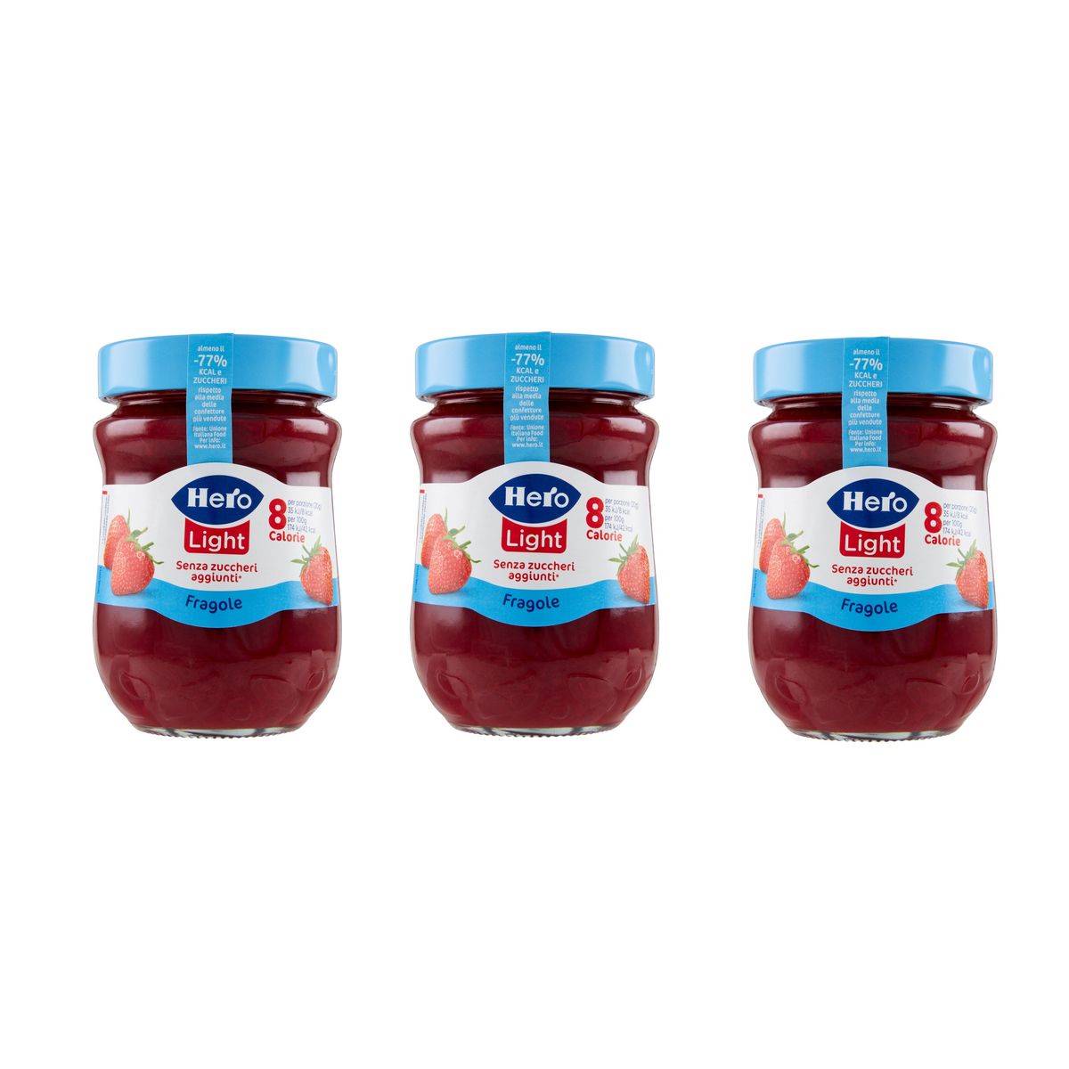 Hero Light Strawberry Jam 280 Gr.