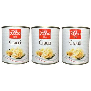 Robo Crauti in Latta 770 g – Cavolo Cappuccio Al Naturale per Cucina Professionale_0