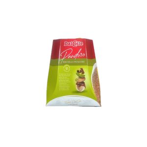 Dal Colle Pandoro Hazelnut and Pistachio 750g – Traditional Italian Christmas Cake with Double Cream Filling, Naturally Leavened for 12 Hours