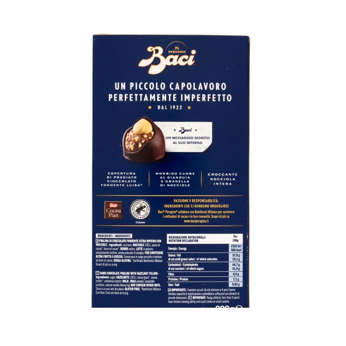 Baci Perugina Classic Dark Chocolate Luisa 200g