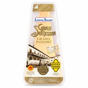 Latteria Soresina Grana Padano PDO Riserva Aged Over 24 Months 250 g – Premium Aged Cheese
