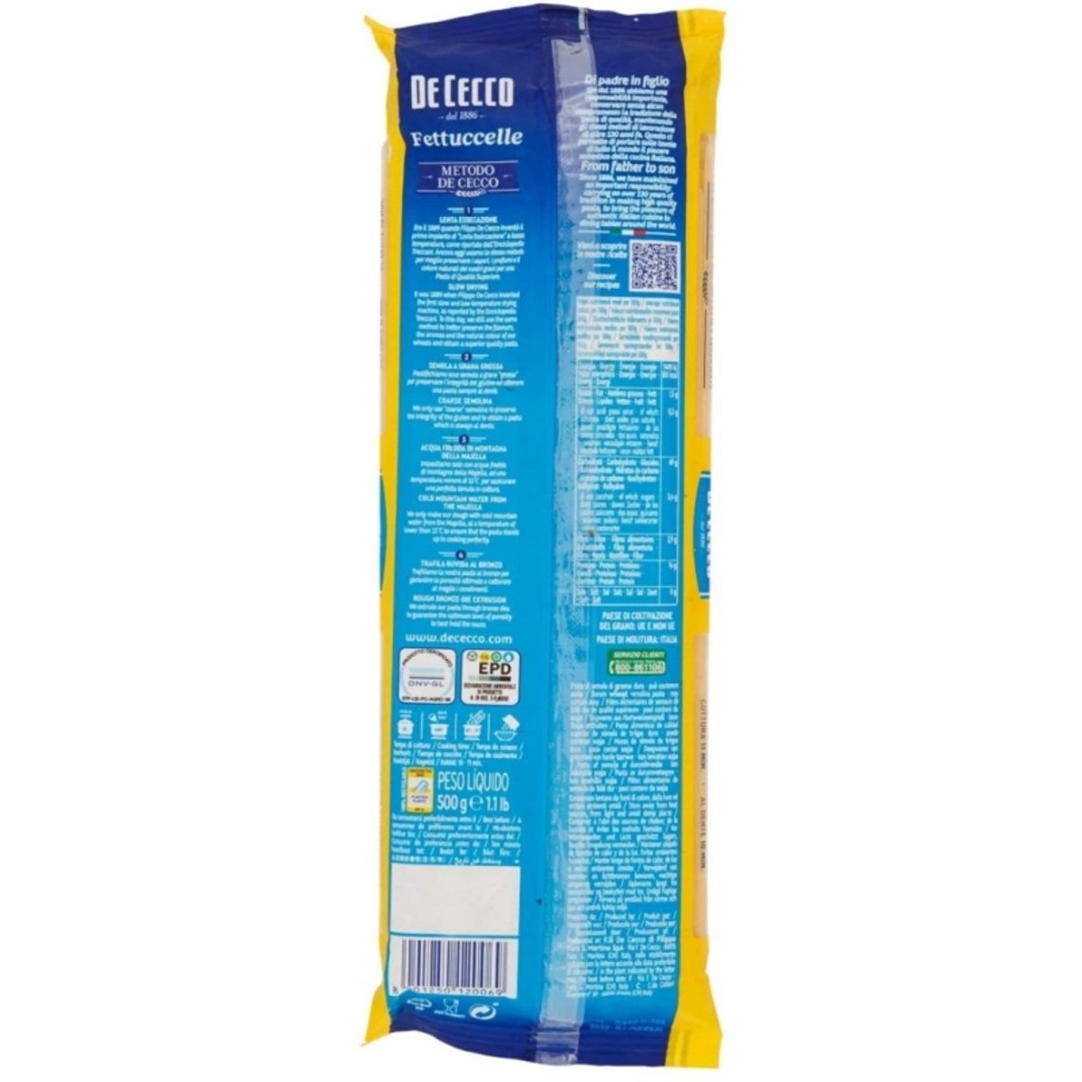 De Cecco fettuccelle nr. 6 500 Gr.