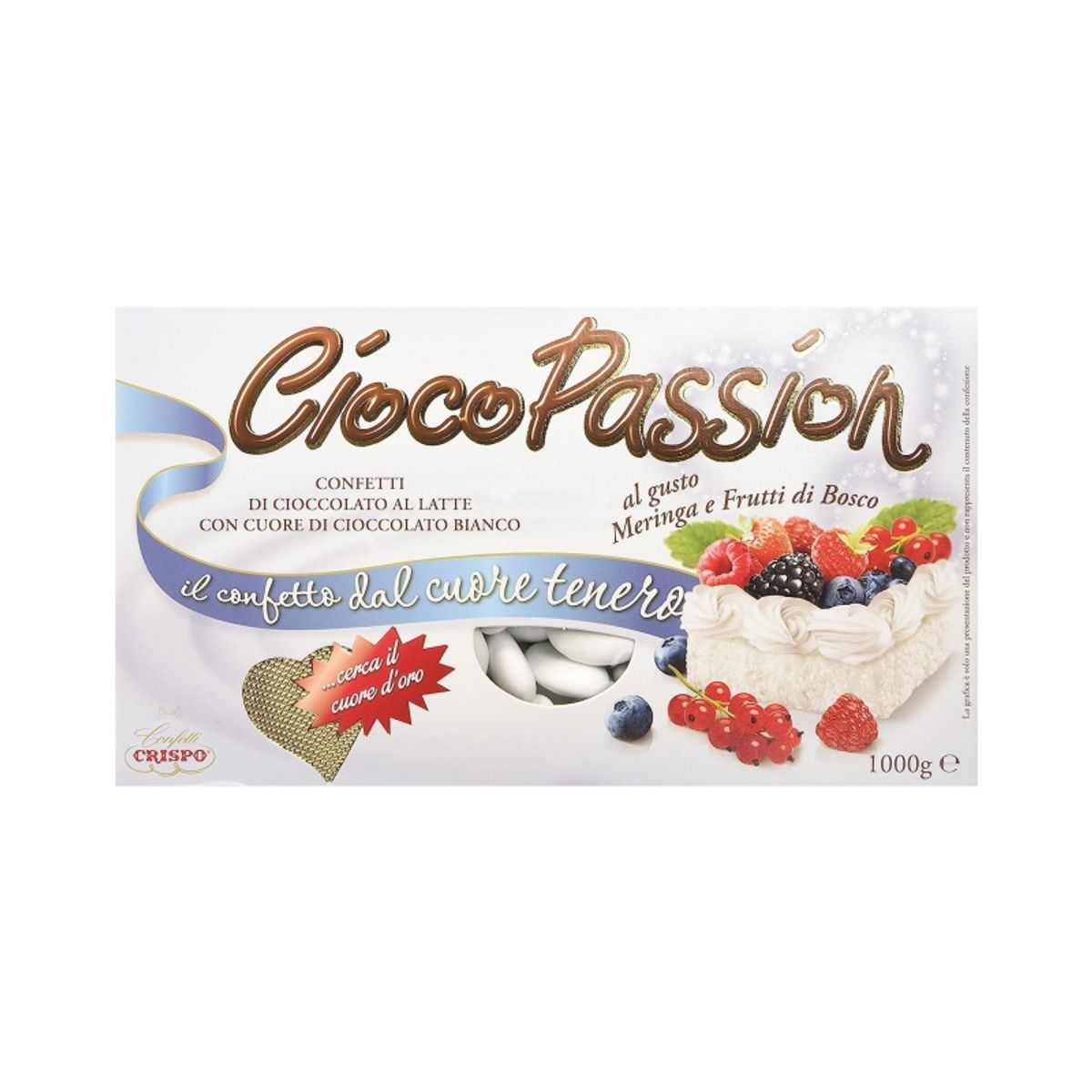 Crispo Confetti CiocoPassion Meringue and Berries 1 kg.