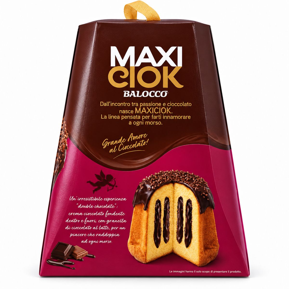 Balocco Pandoro MaxiCiok Double Chocolat 800g | YouDreamItalie