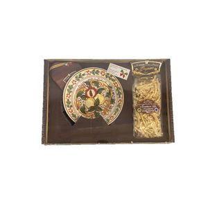 Gragnano Pasta Factory "Sorrento Gift Box with Soup Plate and Pasta" Gragnano PGI Pasta.